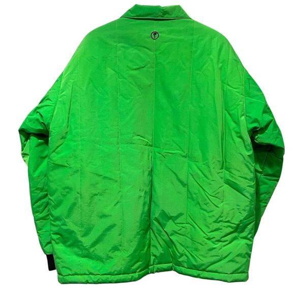 Vintage Santa Cruz Green Puffer Jacket Men’s Sz L - Picture 2 of 4